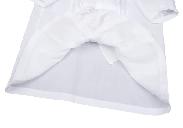 JUNYA WATANABE COMME des GARCONS  Linen Front Frill Blouse K-162691_011