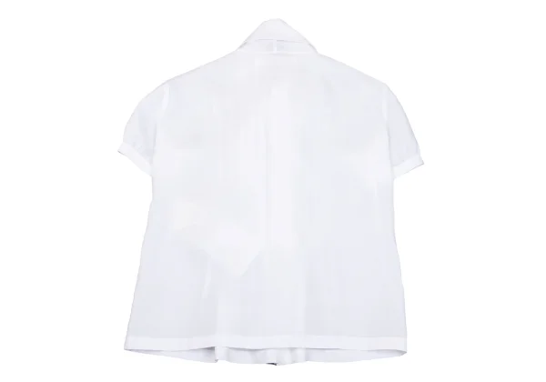 JUNYA WATANABE COMME des GARCONS  Linen Front Frill Blouse K-162691_012