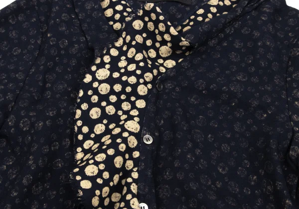 JUNYA WATANABE COMME des GARCONS Cut Off Frill Dot Blouse K-162692_005