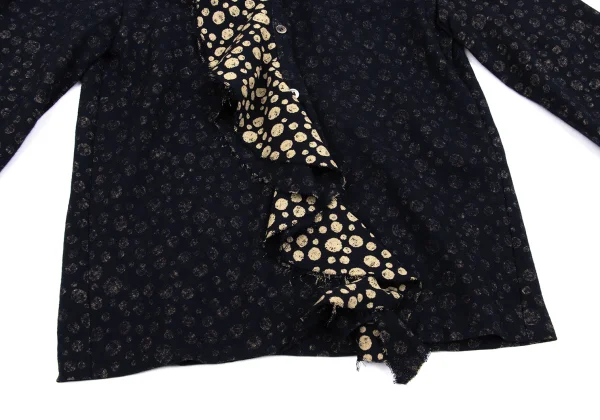 JUNYA WATANABE COMME des GARCONS Cut Off Frill Dot Blouse K-162692_009