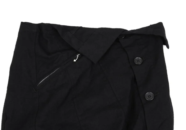 JUNYA WATANABE COMME des GARCONS Brushed Wool Fold Skirt K-162694_003