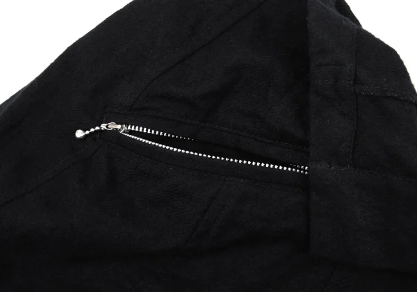 JUNYA WATANABE COMME des GARCONS Brushed Wool Fold Skirt K-162694_004