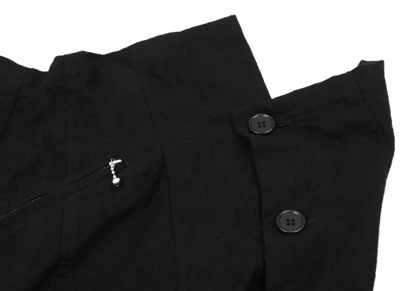 JUNYA WATANABE COMME des GARCONS Brushed Wool Fold Skirt K-162694_005