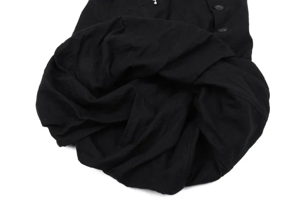 JUNYA WATANABE COMME des GARCONS Brushed Wool Fold Skirt K-162694_008