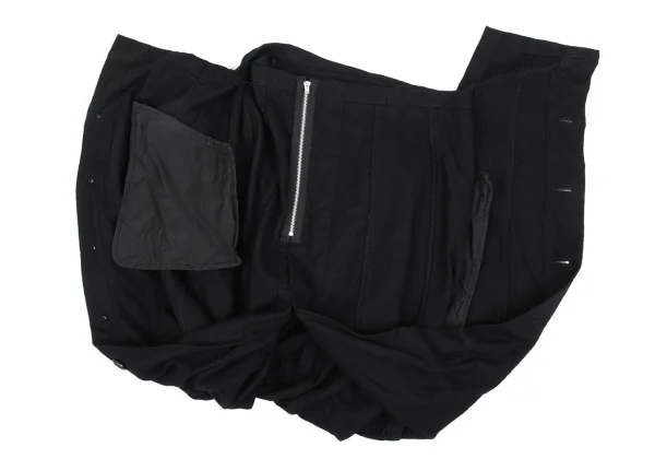 JUNYA WATANABE COMME des GARCONS Brushed Wool Fold Skirt K-162694_009