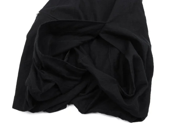 JUNYA WATANABE COMME des GARCONS Brushed Wool Fold Skirt K-162694_013