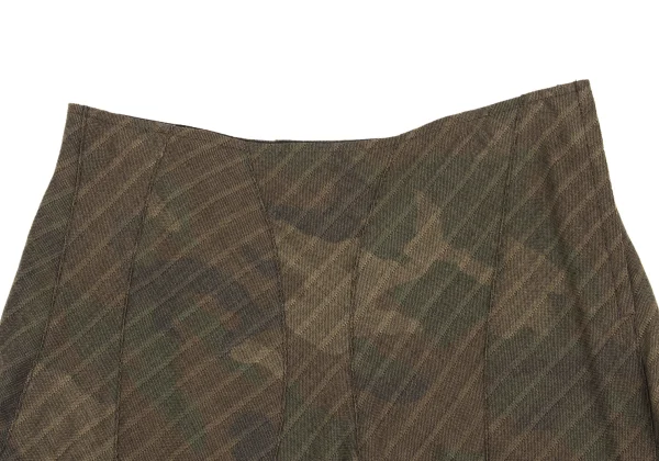 JUNYA WATANABE COMME des GARCONS Camouflage Hem Lace Patch Skirt K-162695_003