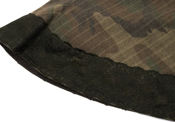 JUNYA WATANABE COMME des GARCONS Camouflage Hem Lace Patch Skirt K-162695_008