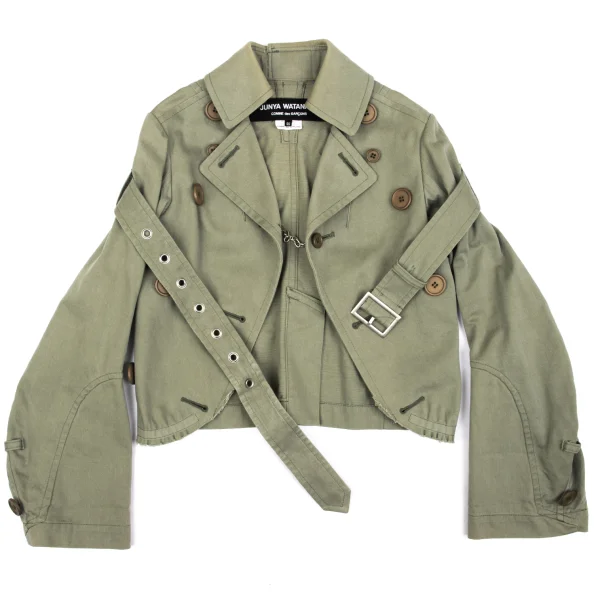 JUNYA WATANABE COMME des GARCONS Cut Off Belted Short Jacket K-162700_002