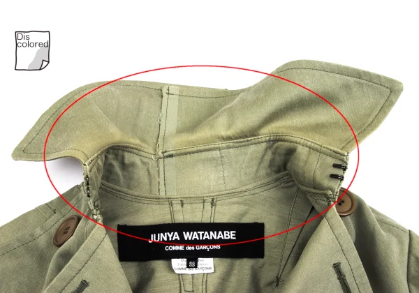 JUNYA WATANABE COMME des GARCONS Cut Off Belted Short Jacket K-162700_005