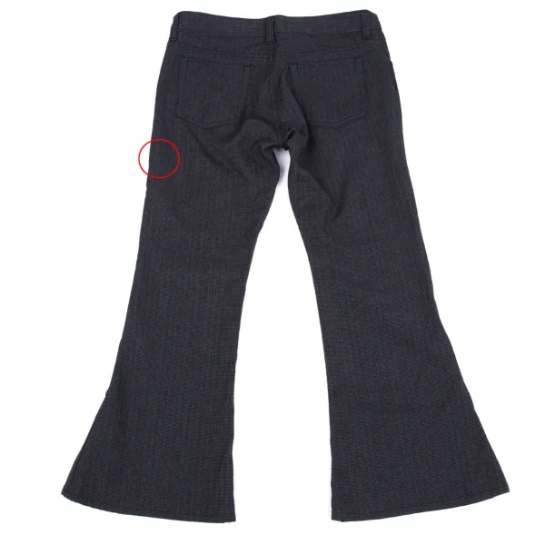 JUNYA WATANABE COMME des GARCONS Wool Striped Flare Pants K-162701_009