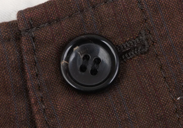 tricot COMME des GARCONS Cotton Blend Stripe Double Shorts K-162702_003