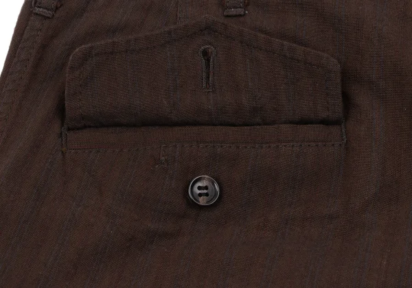 tricot COMME des GARCONS Cotton Blend Stripe Double Shorts K-162702_010