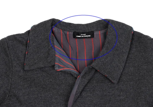 tricot COMME des GARCONS Striped Lining Pullover Top K-162703_004