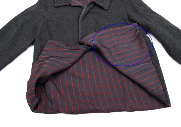 tricot COMME des GARCONS Striped Lining Pullover Top K-162703_011