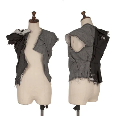 COMME des GARCONS Cut Off Material Switching Vest