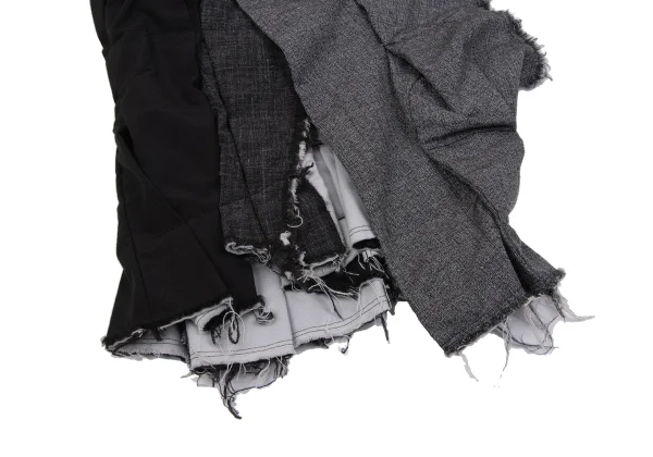 COMME des GARCONS Cut Off Material Switching Vest K-162704_007