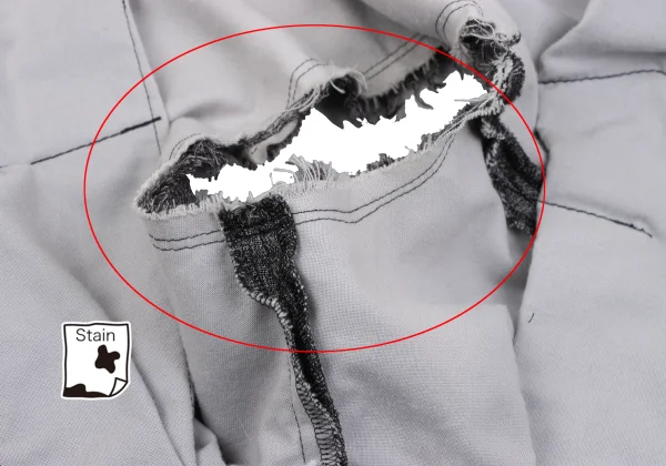 COMME des GARCONS Cut Off Material Switching Vest K-162704_010