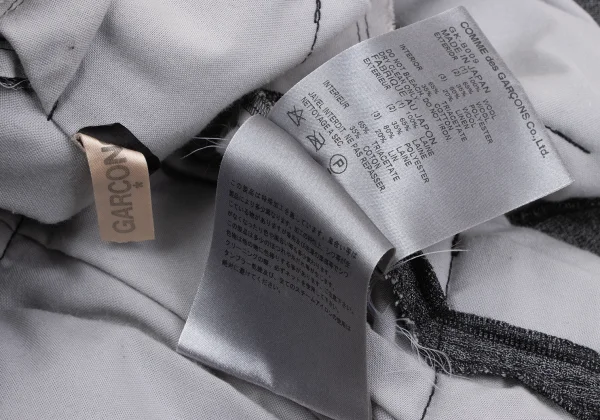 COMME des GARCONS Cut Off Material Switching Vest K-162704_015