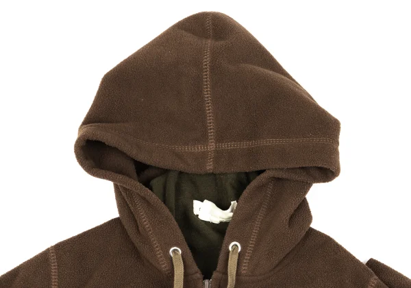 COMME des GARCONS Fleece Docking Design Zip Hoodie K-162706_004