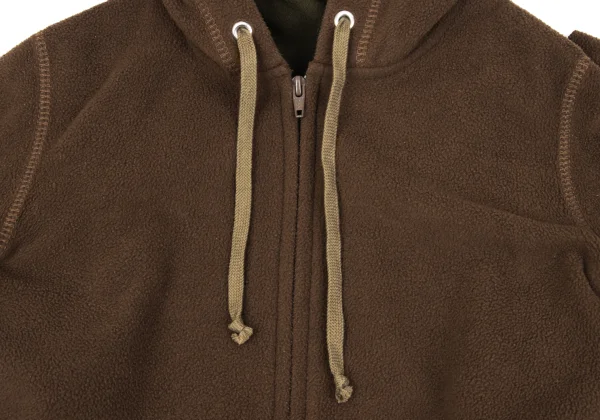 COMME des GARCONS Fleece Docking Design Zip Hoodie K-162706_005