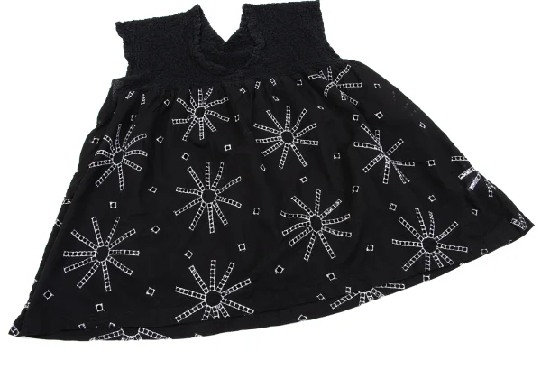 ISSEY MIYAKE me Cutwork Switching Cauliflower Sleeveless Top K-162708_006