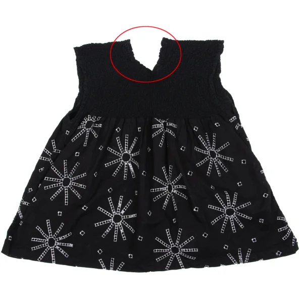ISSEY MIYAKE me Cutwork Switching Cauliflower Sleeveless Top K-162708_009