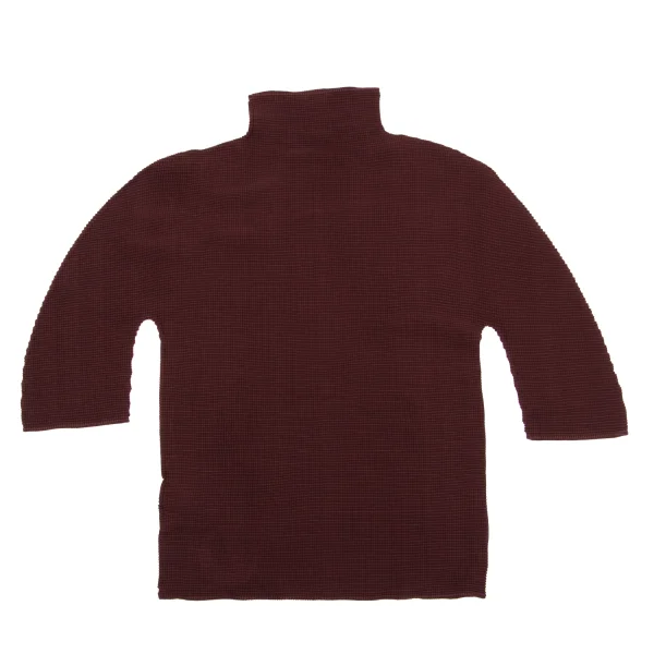 ISSEY MIYAKE me Stretch Pleated High Neck T-shirt K-162712_010
