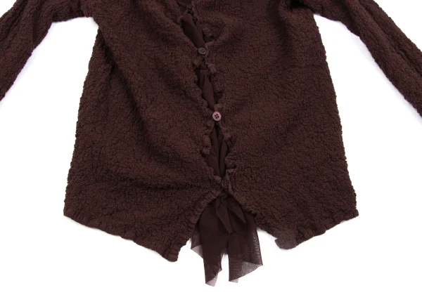 Unbranded Mesh Frill Cauliflower Short Cardigan K-162715_009