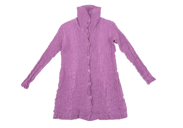 ISSEY MIYAKE me Wrinkled Pleats High Neck Shirt K-162719_002