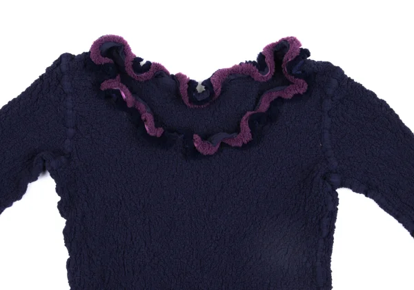 ISSEY MIYAKE me Dyed Boa Trim Cauliflower Top K-162720_003