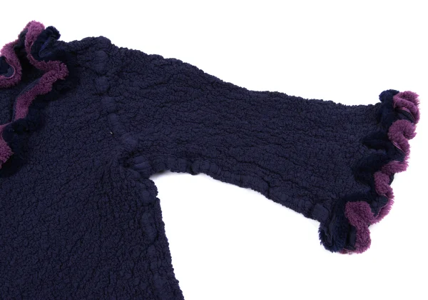 ISSEY MIYAKE me Dyed Boa Trim Cauliflower Top K-162720_006