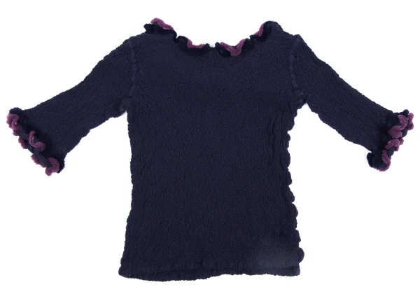ISSEY MIYAKE me Dyed Boa Trim Cauliflower Top K-162720_010