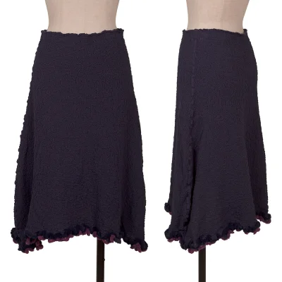 ISSEY MIYAKE me Dyed Trim Cauliflower Skirt