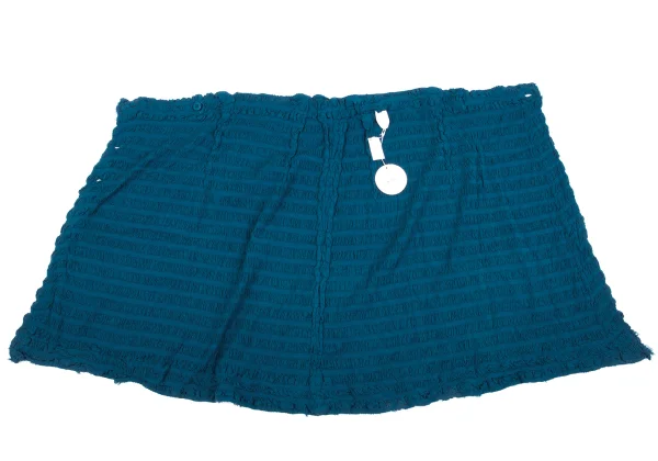 ISSEY MIYAKE me Fulling Cutting Gather Striped Wrap Skirt K-162725_007