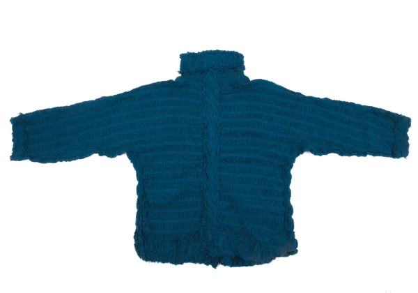 ISSEY MIYAKE me Fulling Cutting Gather Striped Jacket & Skirt K-162726_014