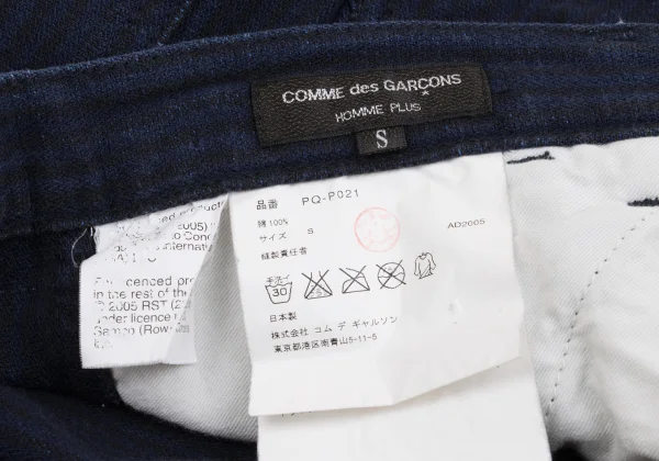 COMME des GARCONS HOMME PLUS Rolling Stones Lip Tongue Print Stripe Pants K-162731_015