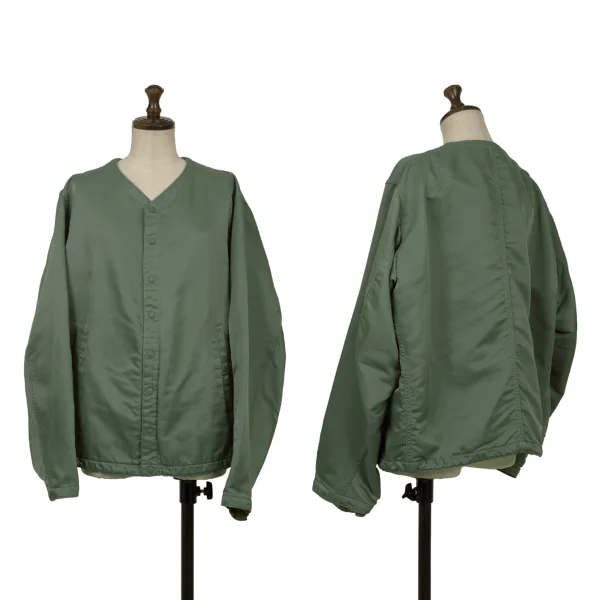 zucca Nylon Cotton Snap Button Blouson Khaki S K-162733_001