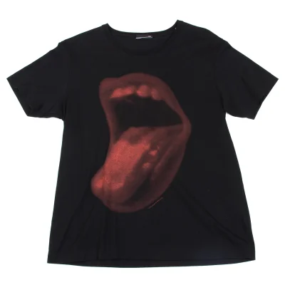 LAD MUSICIAN Rip&Tongue Printed T Shirt