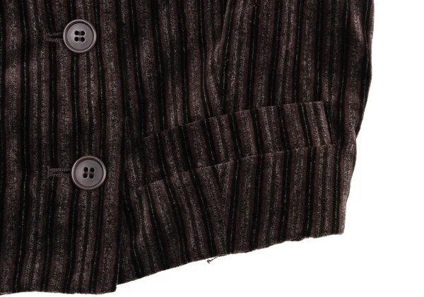 gigli Velour Stripe Vest K-162740_008