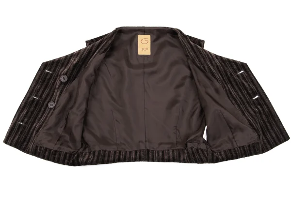 gigli Velour Stripe Vest K-162740_010
