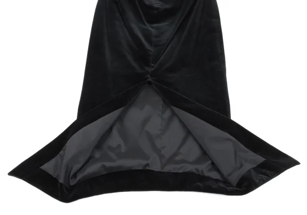 ROMEO GIGLI Cotton Poly Velour Skirt K-162742_011