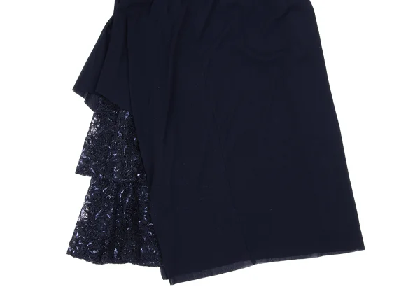 VIVIENNETAM Lace Layered Mesh Skirt K-162744_006