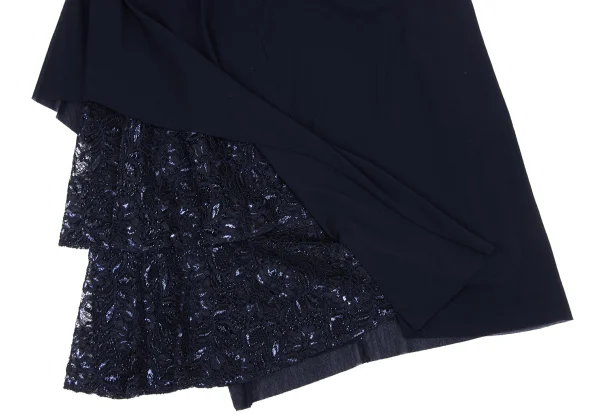 VIVIENNETAM Lace Layered Mesh Skirt K-162744_007