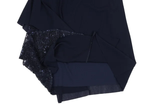VIVIENNETAM Lace Layered Mesh Skirt K-162744_008