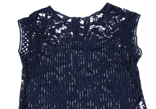 VIVIENNETAM Floral Lace Sleeveless Top K-162745_003