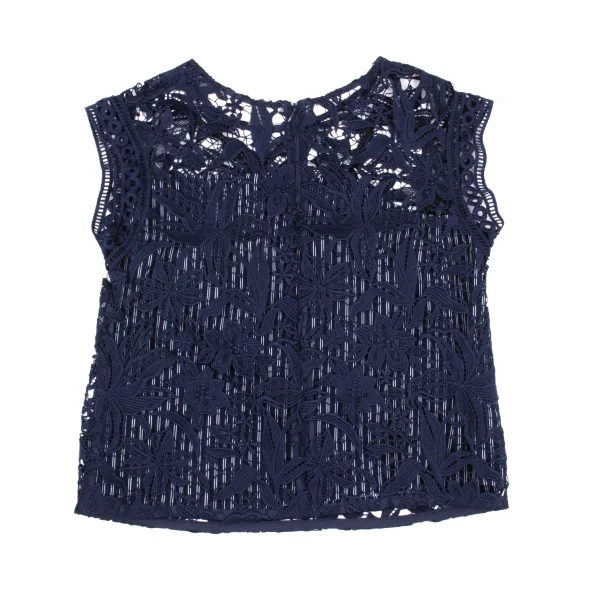 VIVIENNETAM Floral Lace Sleeveless Top K-162745_009