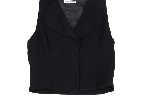 EMPORIO ARMANI Rayon Wool Vest K-162747_006