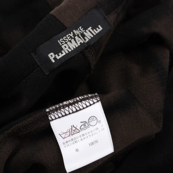 ISSEY MIYAKE PERMANENTE Wool Deformed Neck T-shirt K-162748_016
