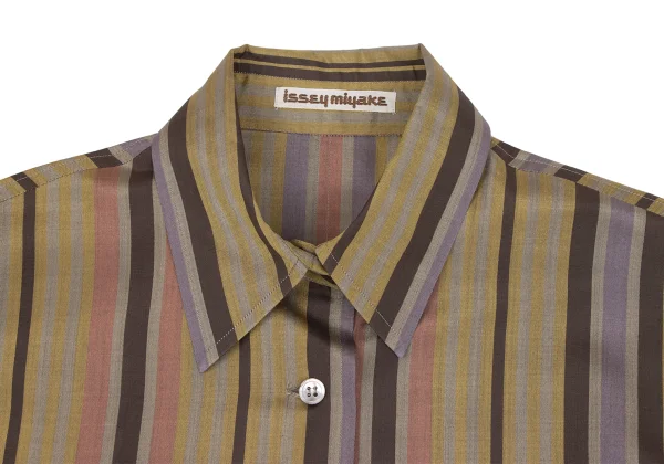 ISSEY MIYAKE Silk Multi Stripe Shirt K-162749_005